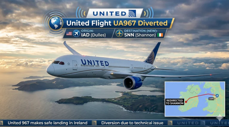 United Flight UA967 Diverted